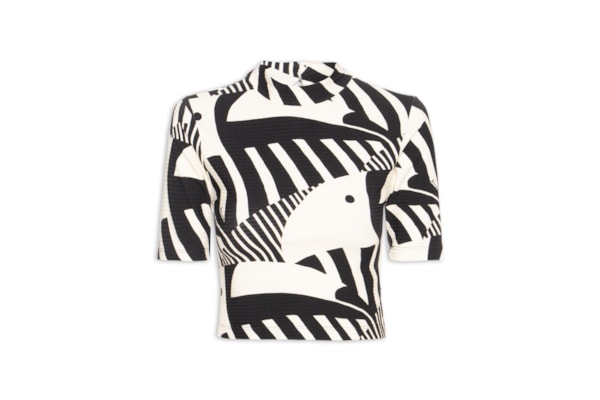Blusa Feminina Cropped Tuca Legal - Preto