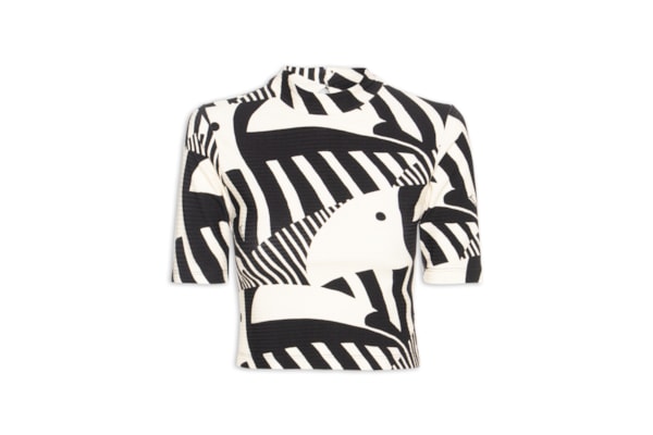 Blusa Feminina Cropped Tuca Legal - Preto