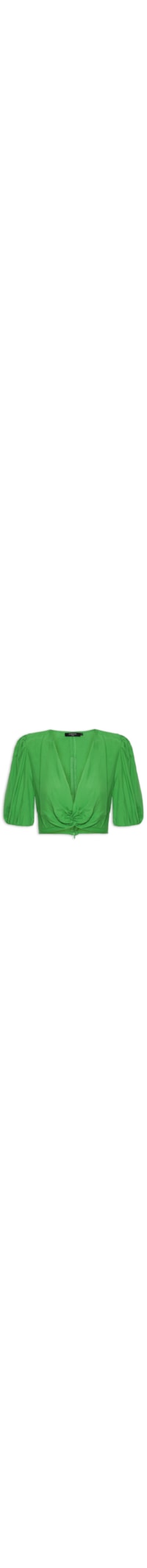 Blusa Feminina Cropped - Verde
