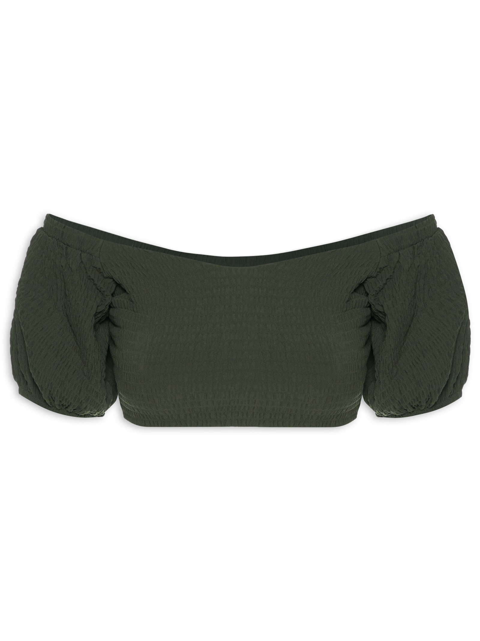 Blusa Feminina Cropped Verde Colcci