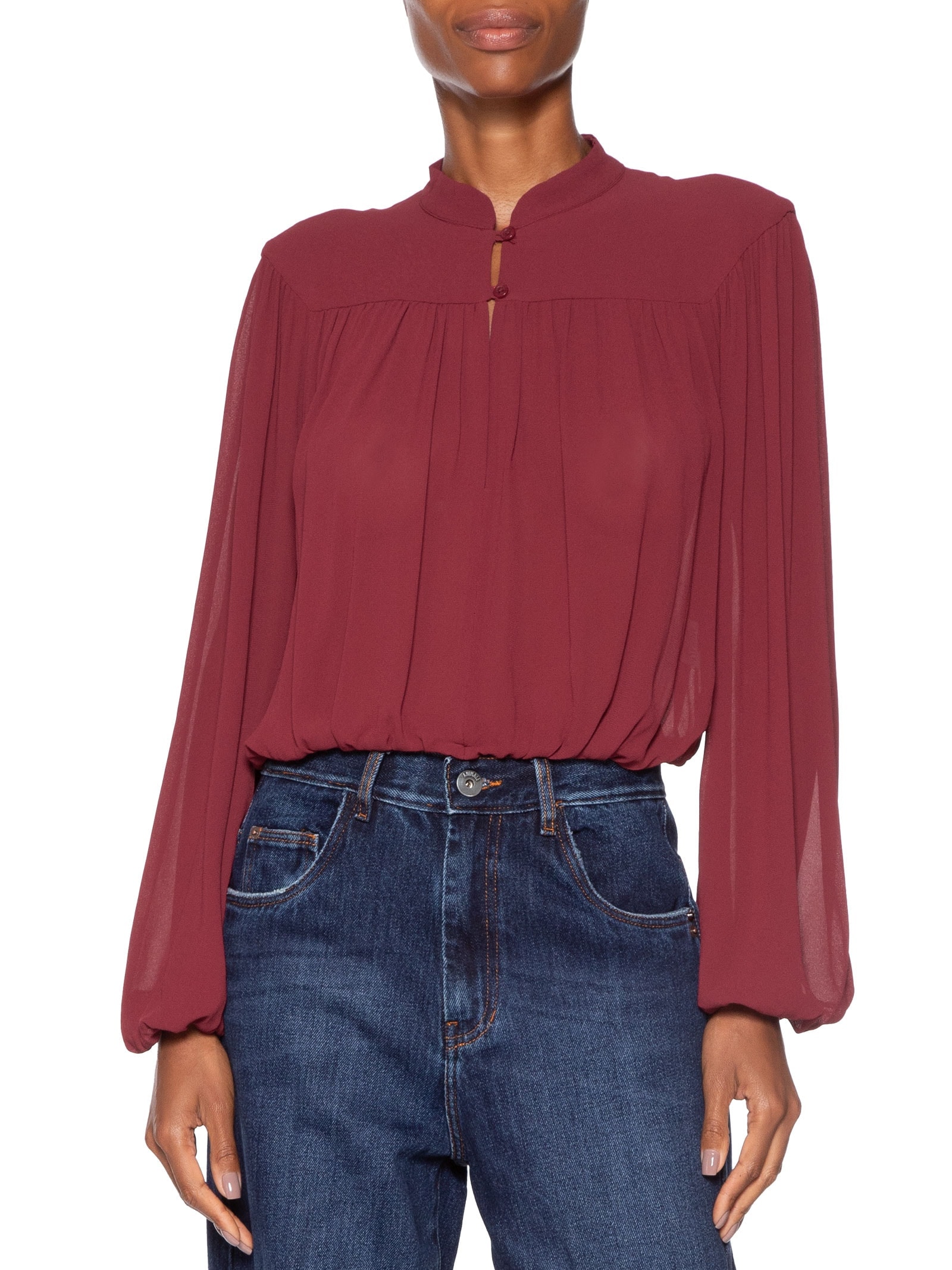 Blusa Feminina Cropped Vermelho Animale
