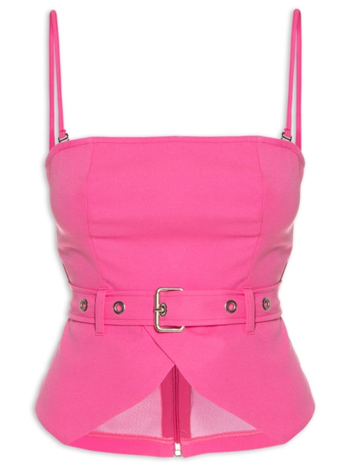 Blusa Feminina De Alça Com Fivela – Rosa