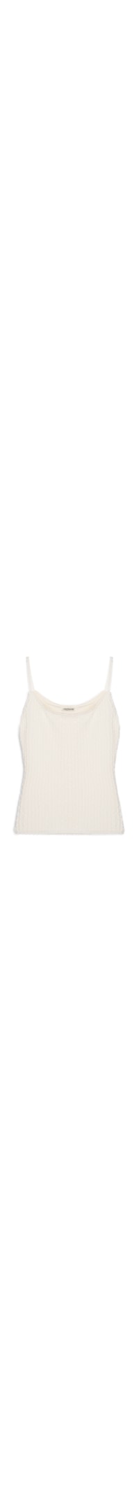 Blusa Feminina De Alça Malha Texturizada - Bege