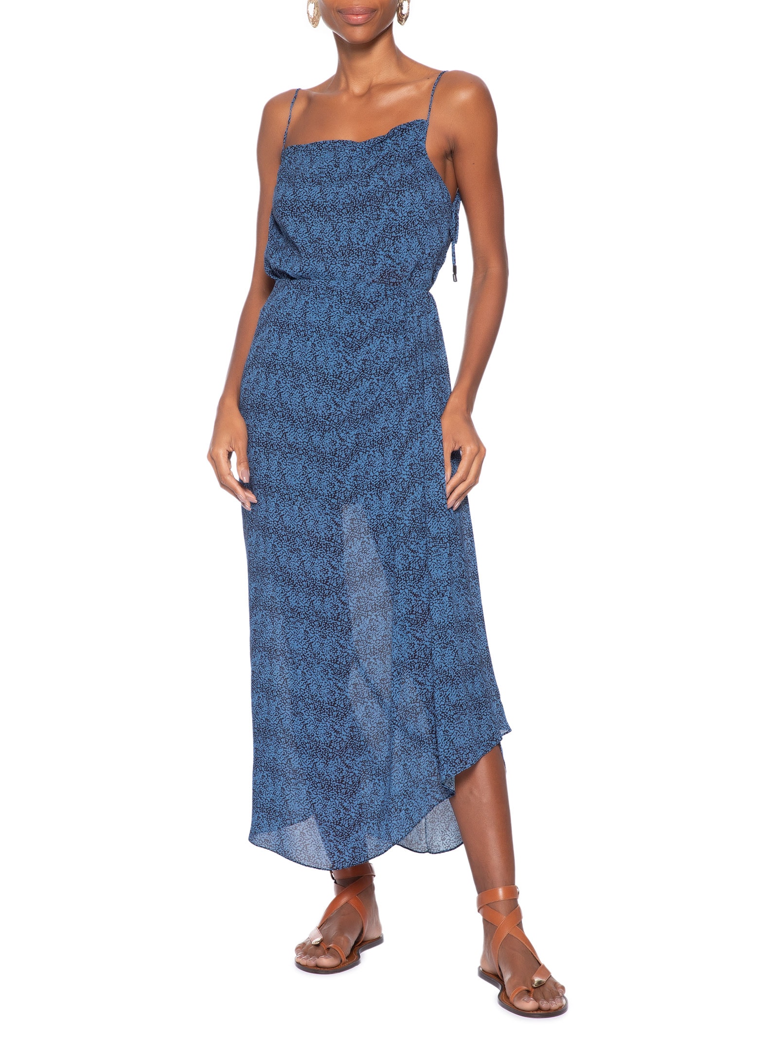 Blusa Feminina de Alcinha Micro Cosmos – Azul Animale
