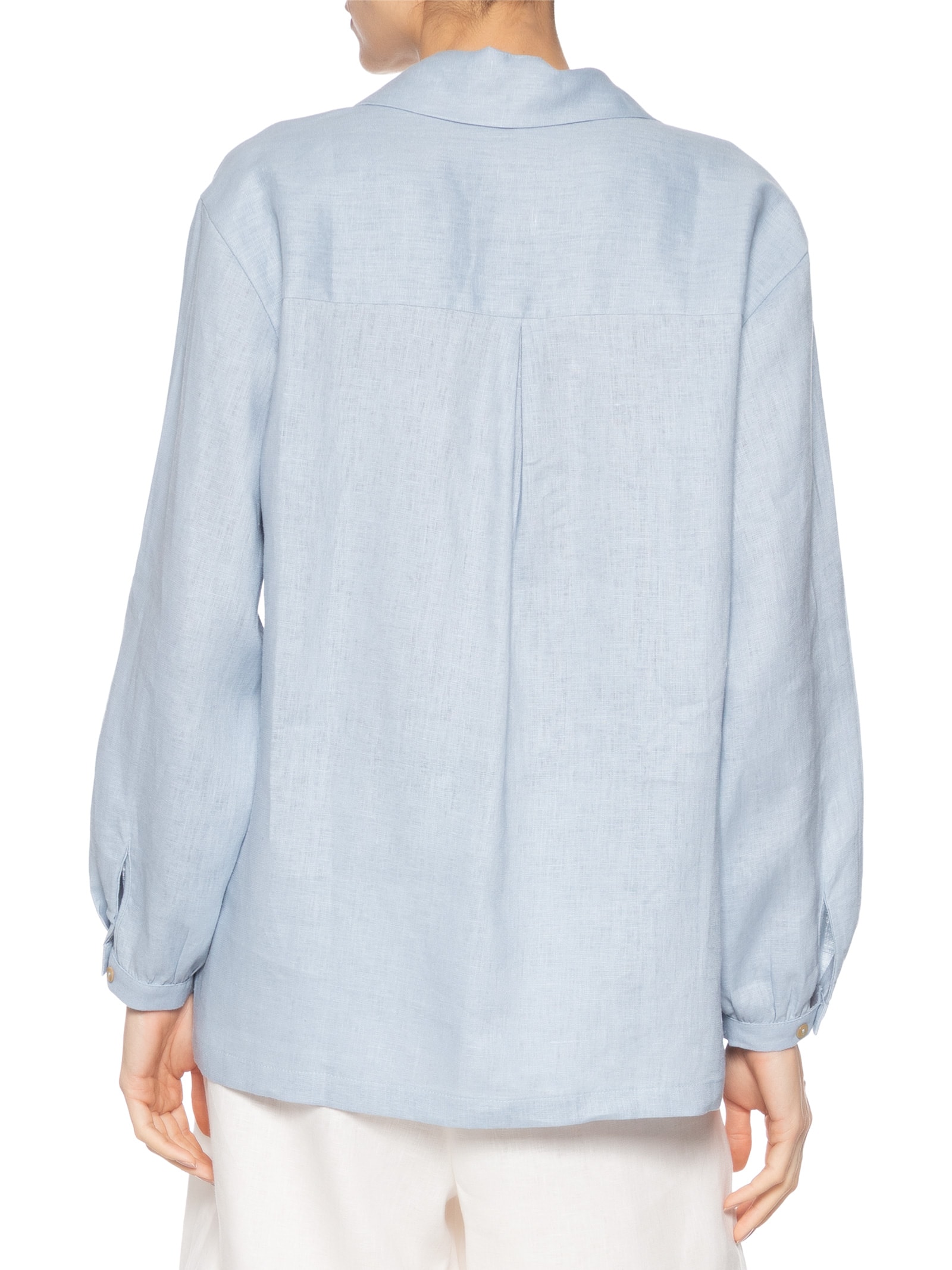 Blusa Feminina de Linho Azul Animale