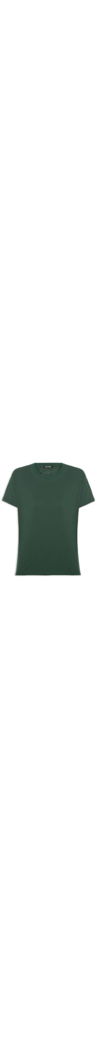 Blusa Feminina De Malha Básica Decote Redondo - Verde
