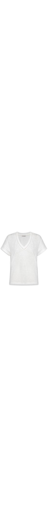 Blusa Feminina De Malha Com Ponto Palito - Off White