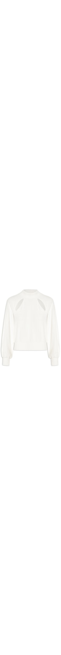 Blusa Feminina De Malha - Off White