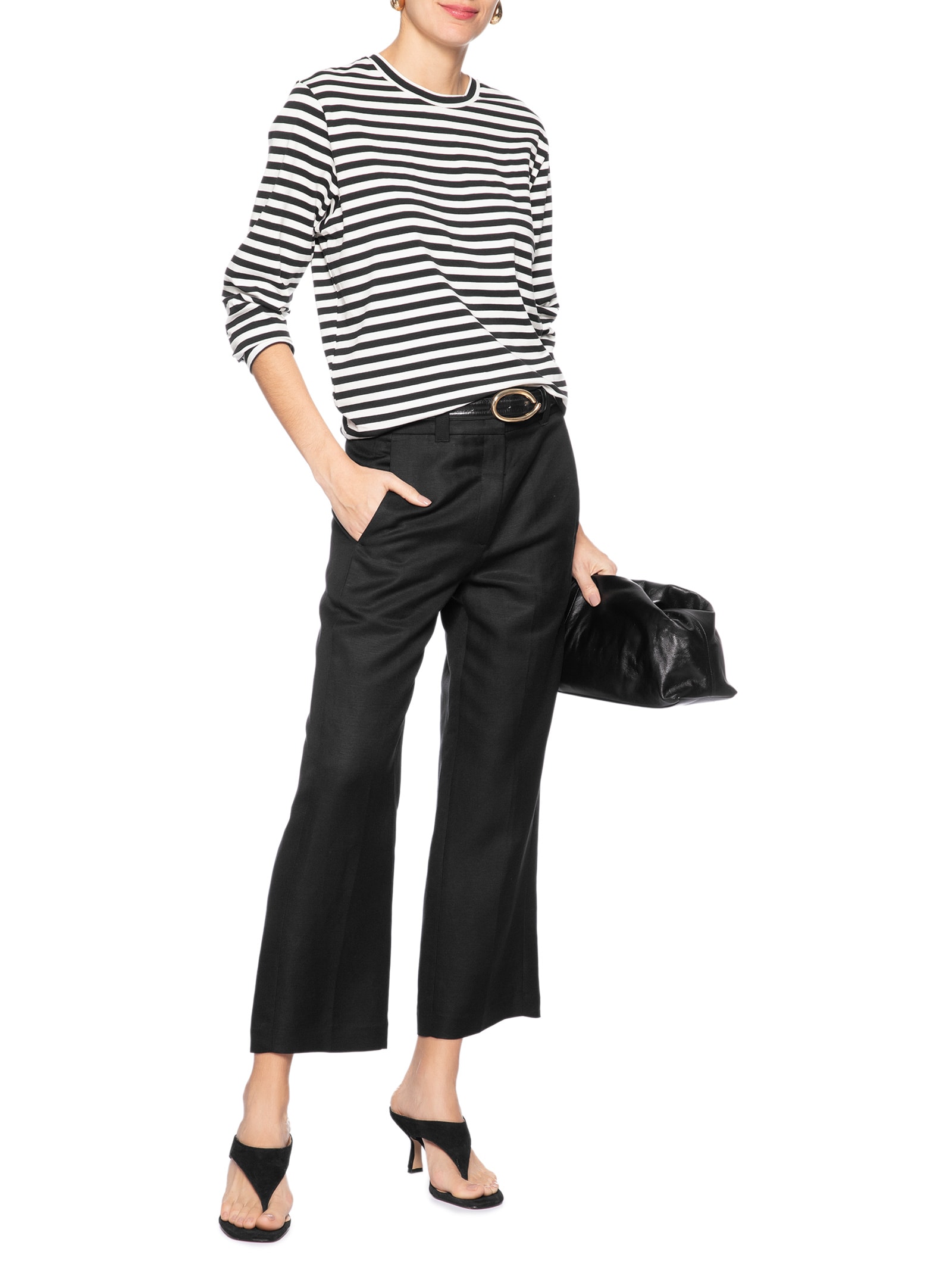 Blusa Feminina de Manga Fio Tinto – Preto Animale