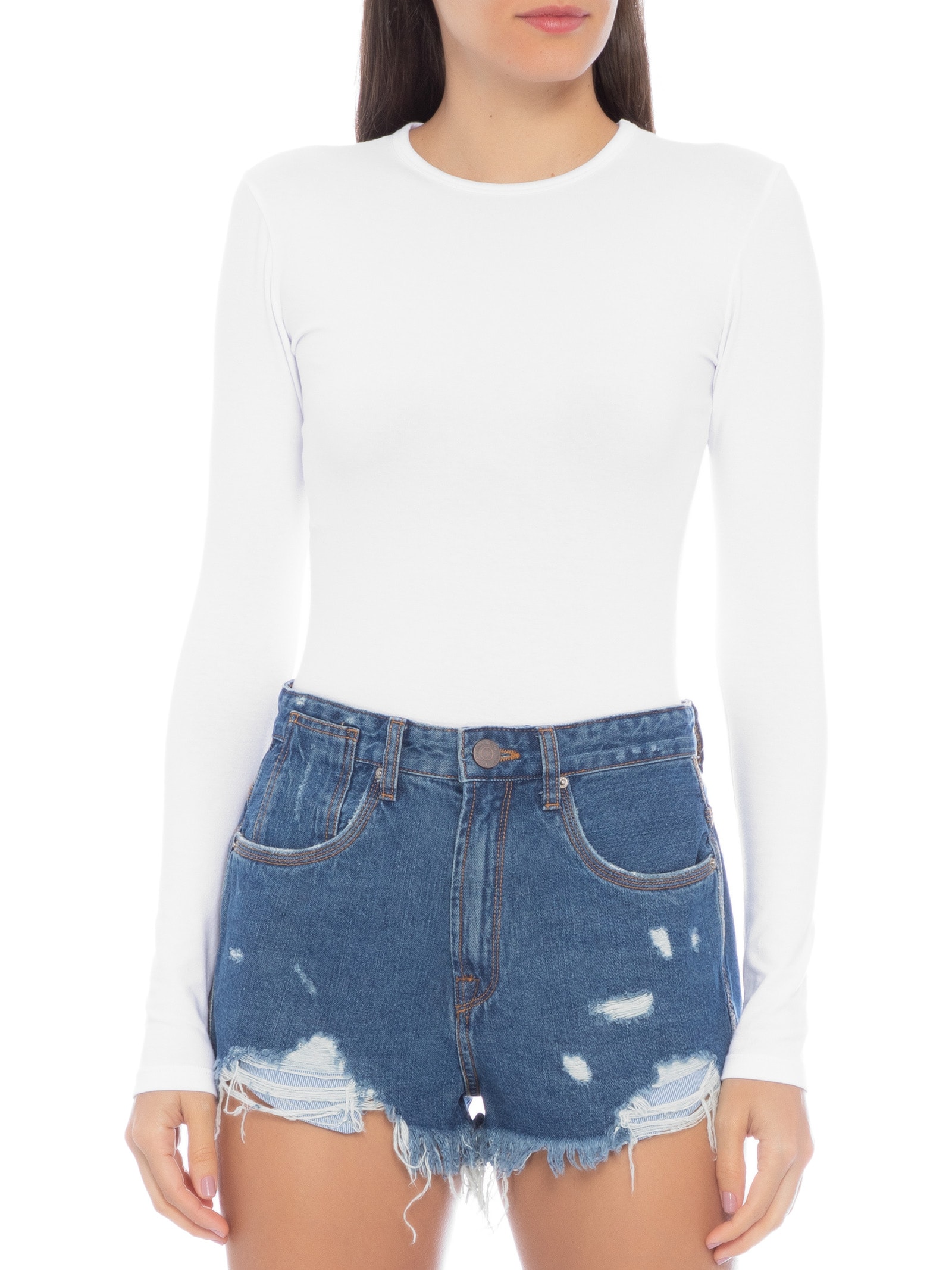 Blusa Feminina De Manga Longa Branco  Hering