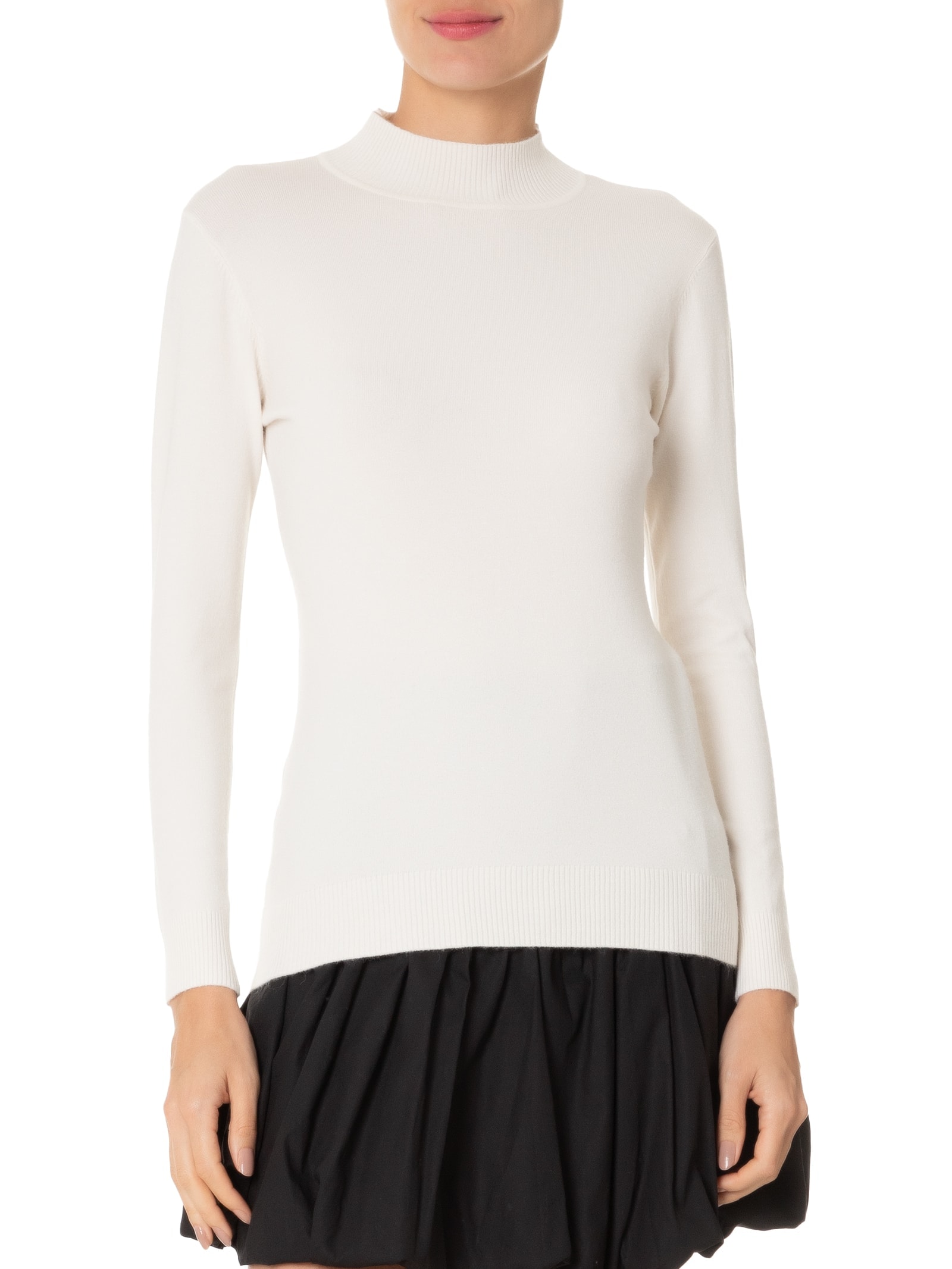 Blusa Feminina De Manga Longa Em Tricot Off White Market 33