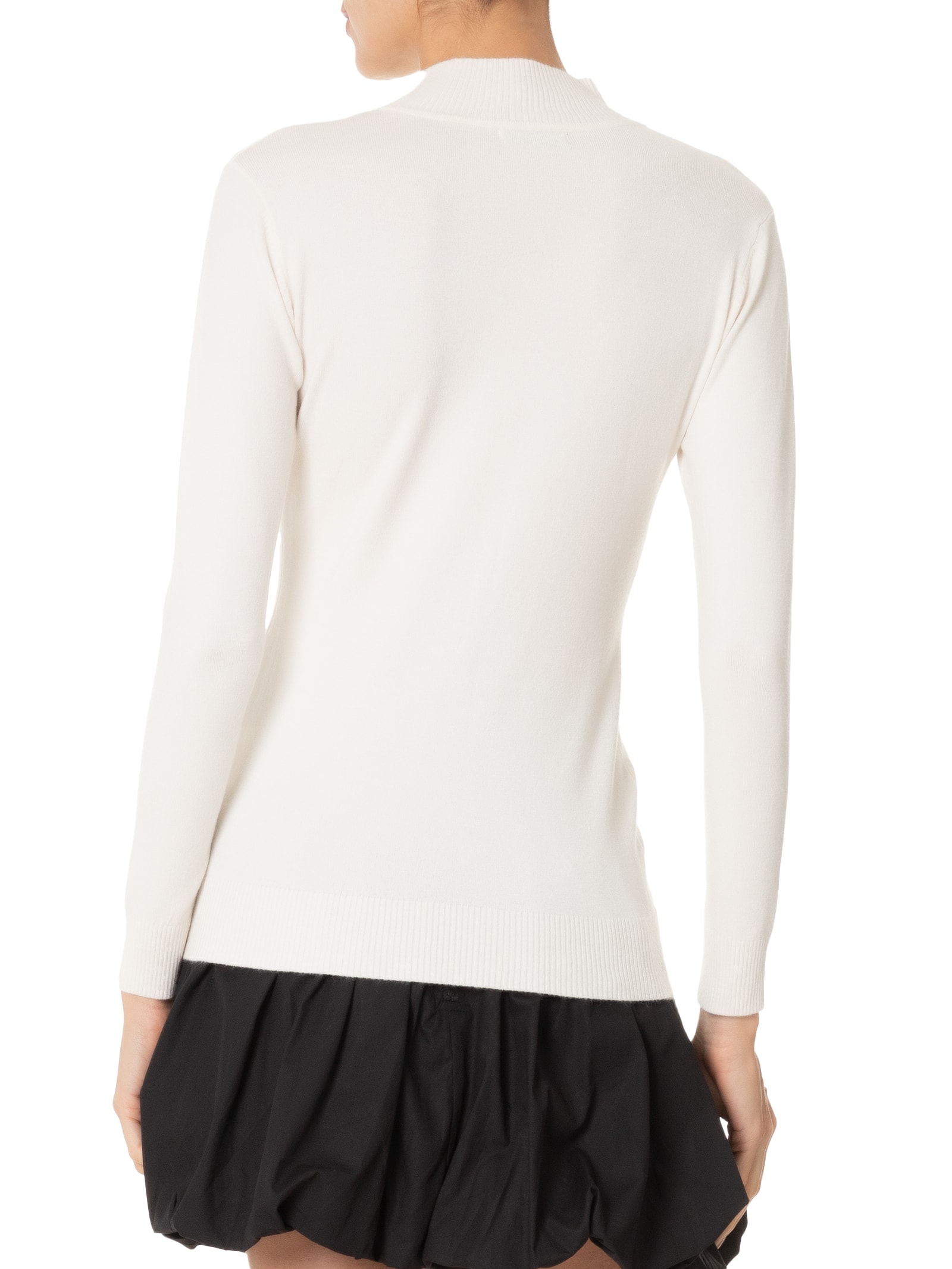 Blusa Feminina De Manga Longa Em Tricot Off White Market 33