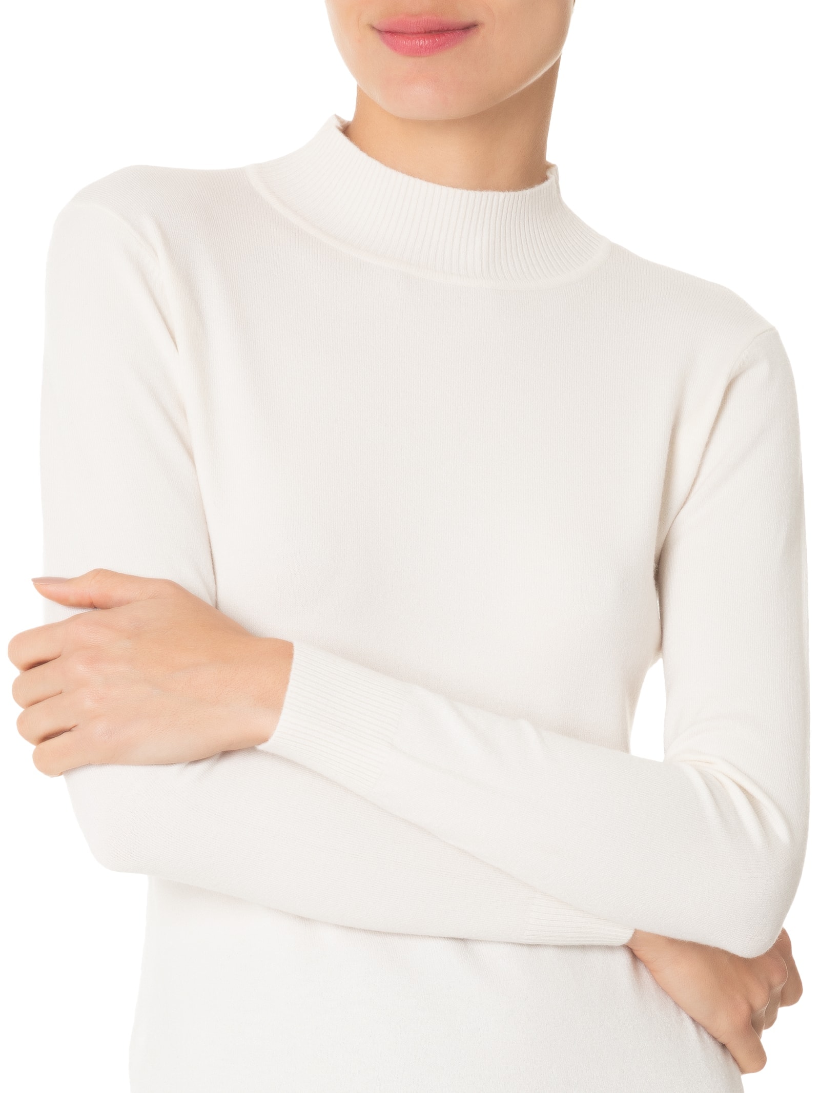 Blusa Feminina De Manga Longa Em Tricot Off White Market 33