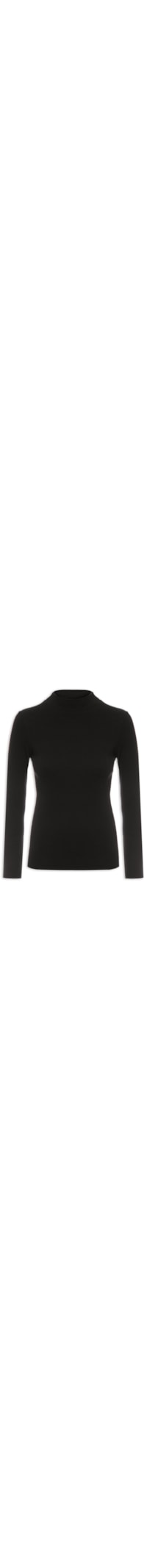 Blusa Feminina De Manga Longa - Preto