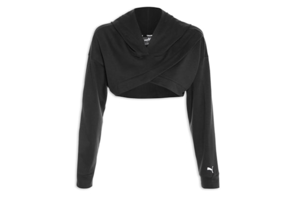 Blusa Feminina De Moletom Fit Move Cropped - Preto