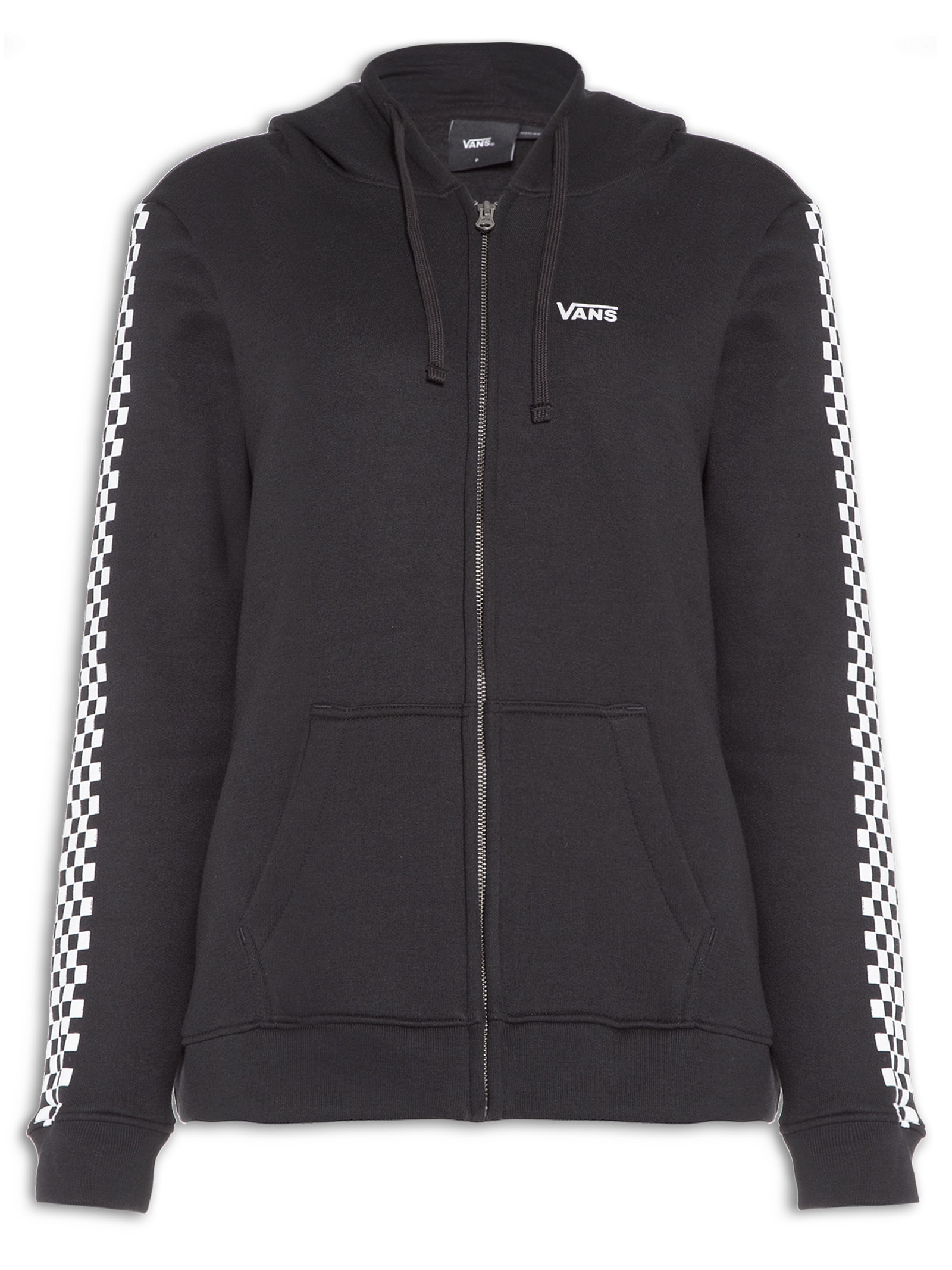 Vans - Blusa Feminina De Moletom Funnier Times Zip Hoodie - Preto