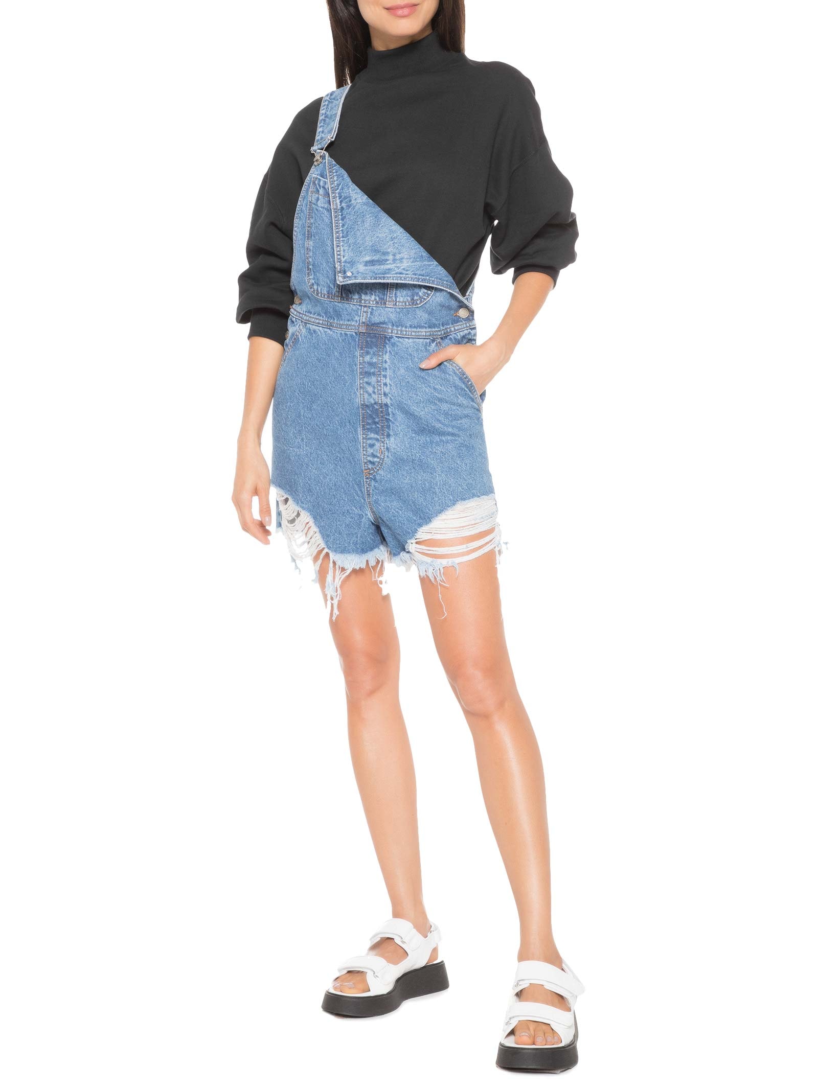 Blusa Feminina De Moletom Preto Hering