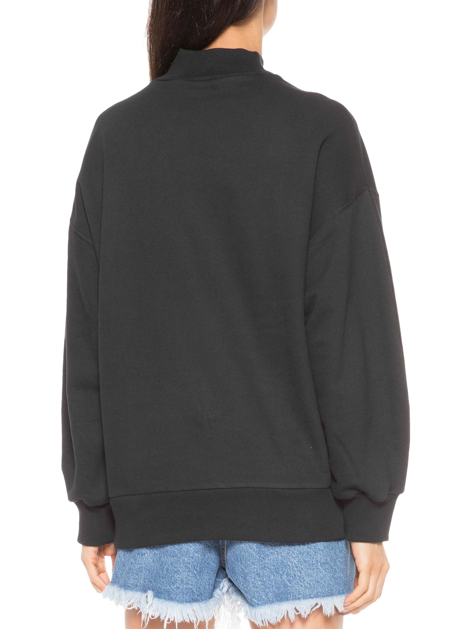 Blusa Feminina De Moletom Preto Hering