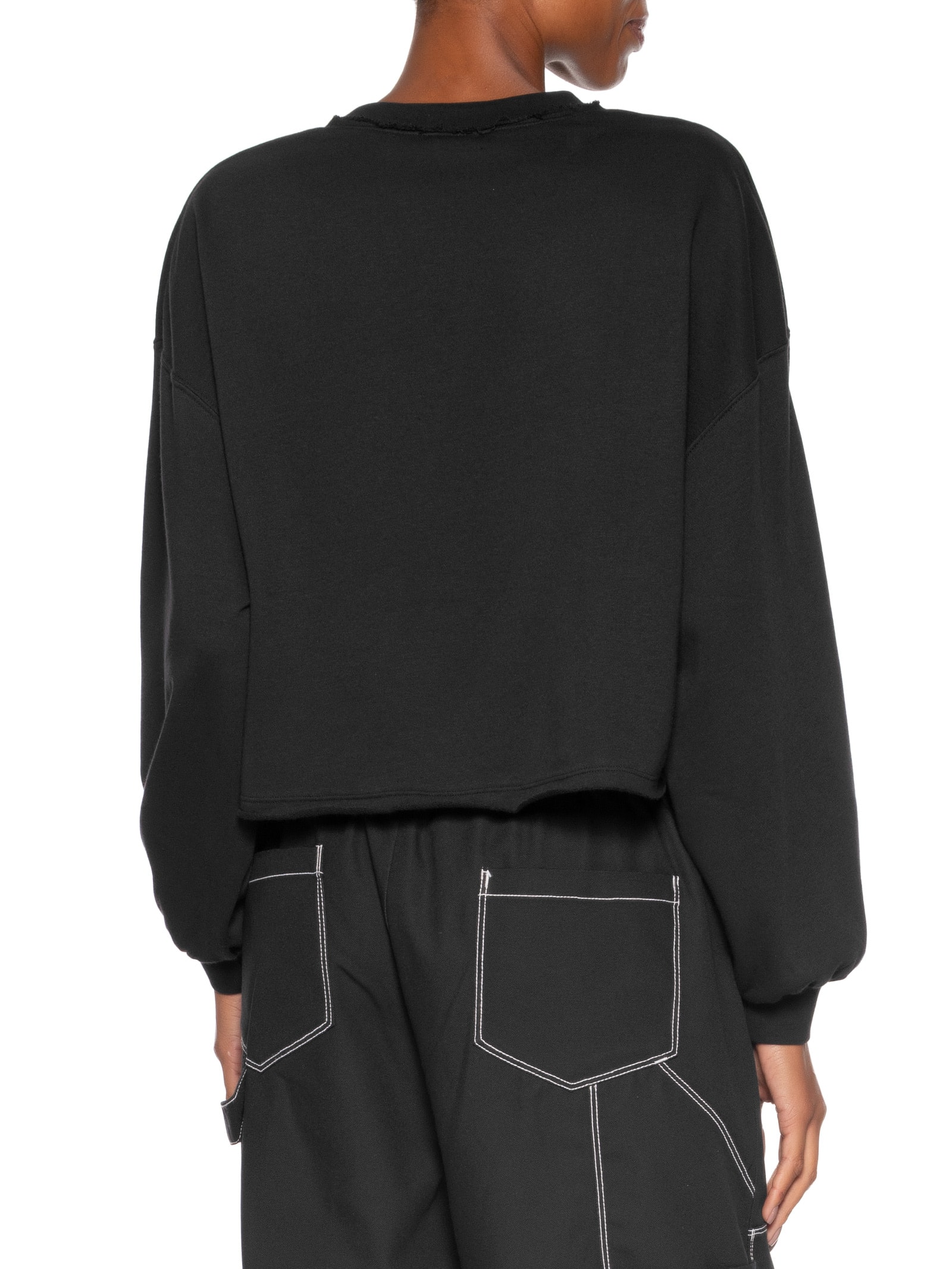 Blusa Feminina De Moletom W NSW NK Chill FT Crew Preto Nike