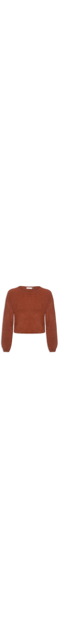 Blusa Feminina de Tricô Manga Longa - Bege