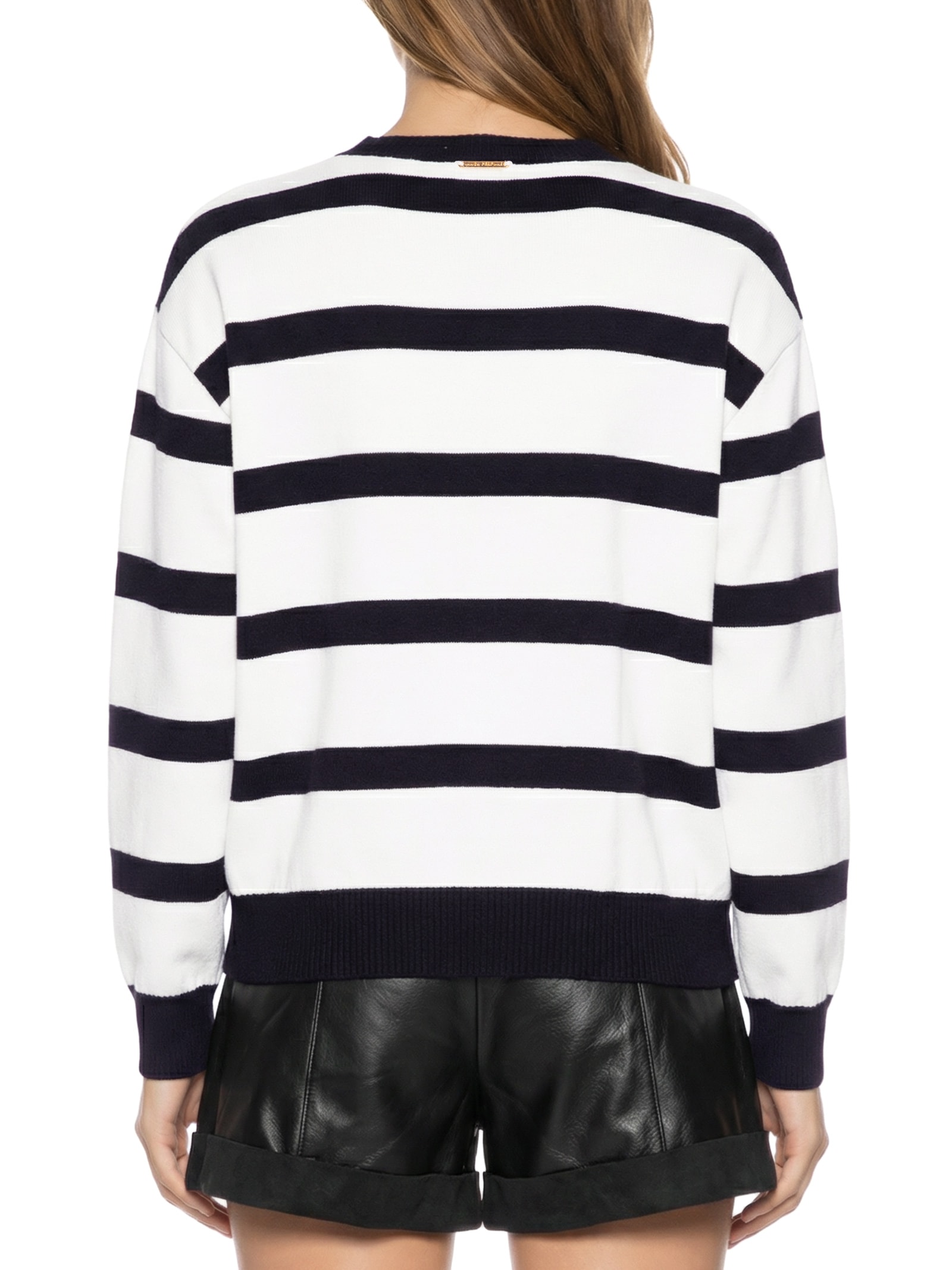 Blusa Feminina De Tricot Manga Longa Branco Lança Perfume