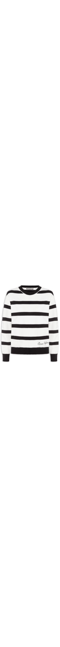 Blusa Feminina De Tricot Manga Longa - Branco