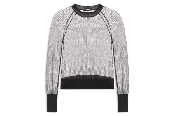 Blusa Feminina De Tricot Vazada - Preto