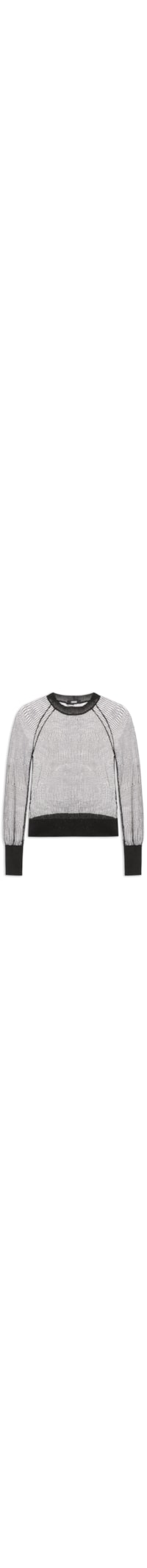 Blusa Feminina De Tricot Vazada - Preto