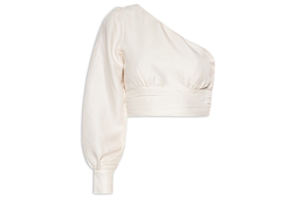 Blusa Feminina De Um Ombro Só - Branco