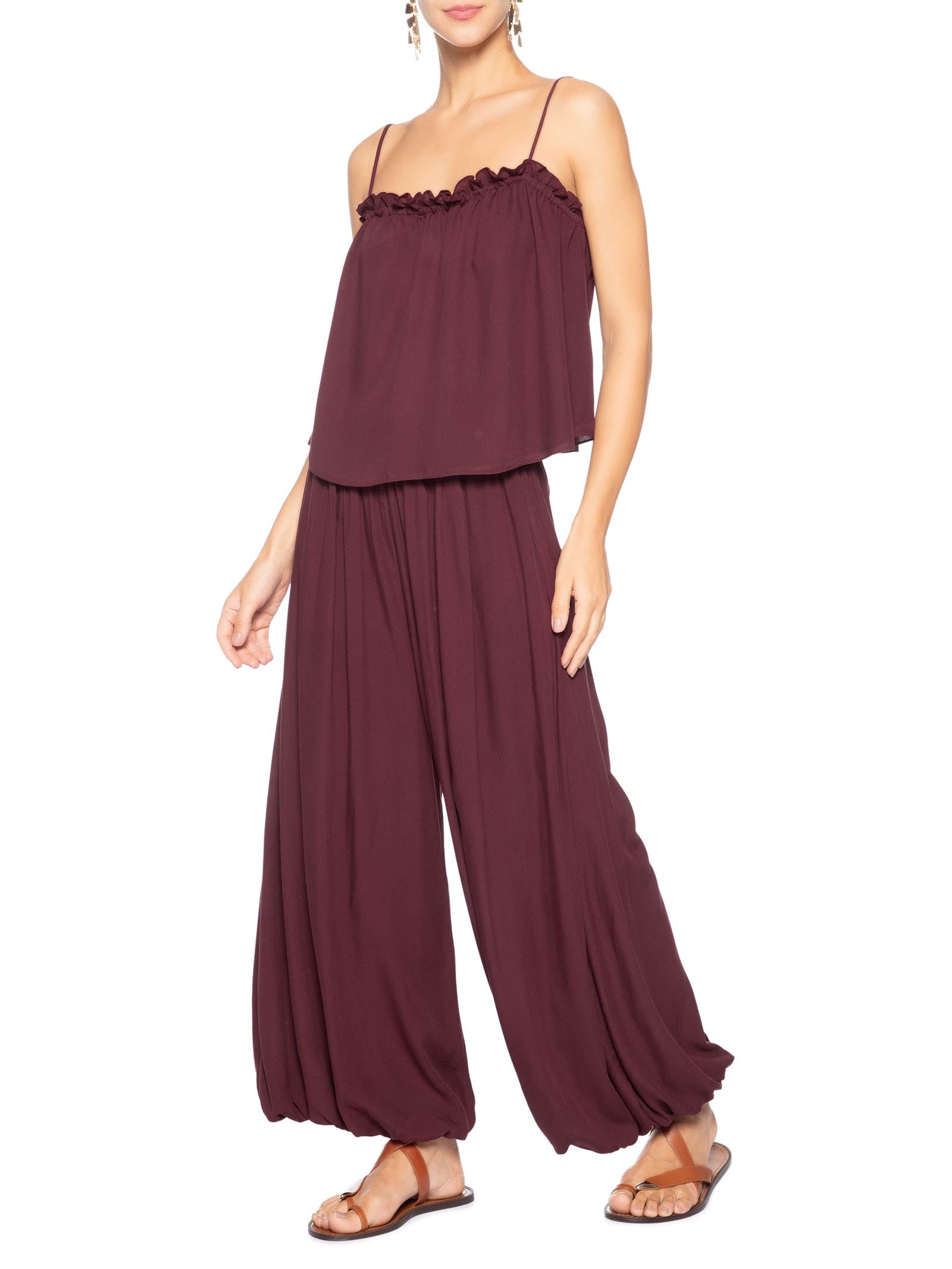 Blusa Feminina Decote Babadinho – Marrom Dress To