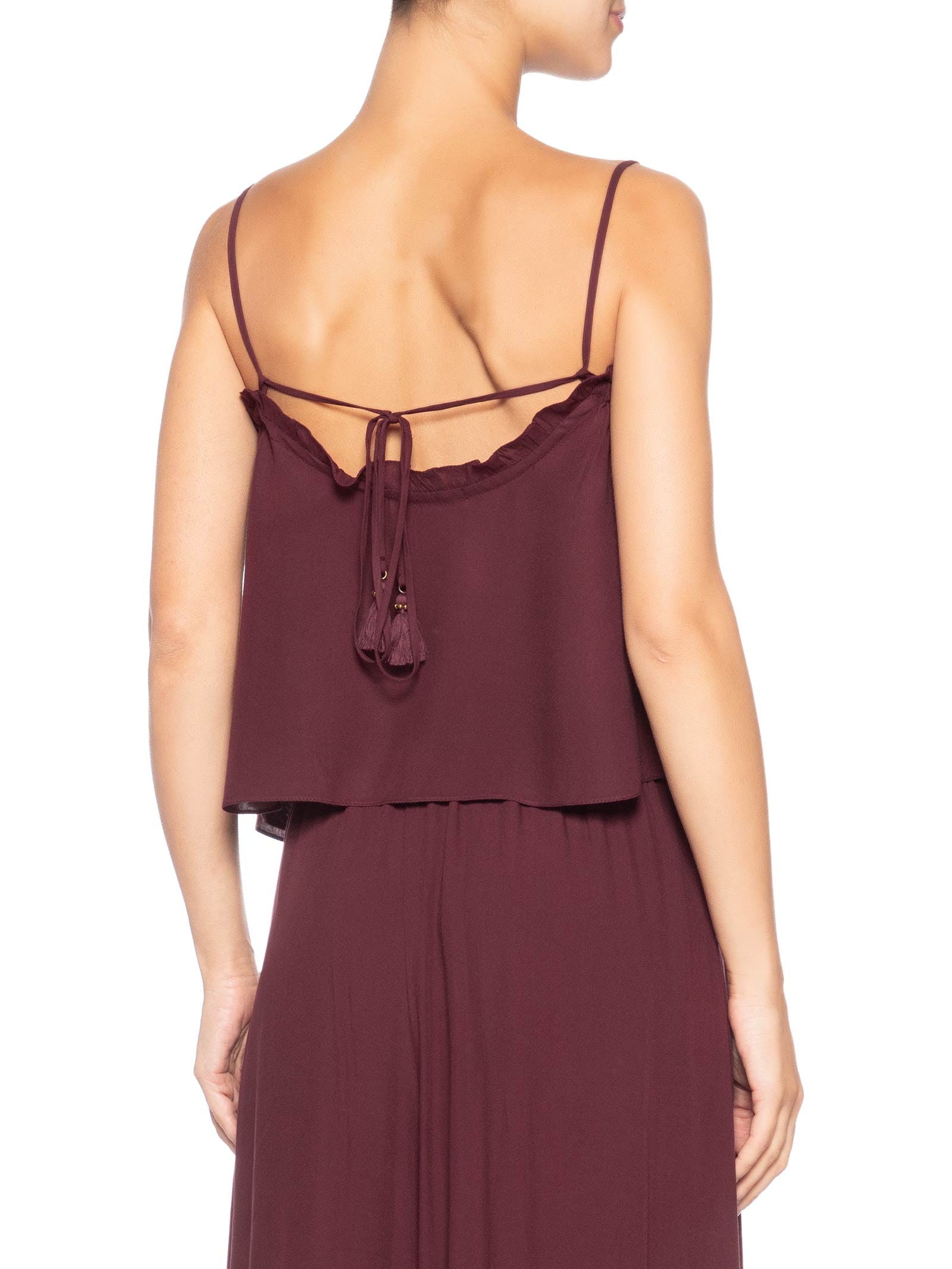 Blusa Feminina Decote Babadinho – Marrom Dress To