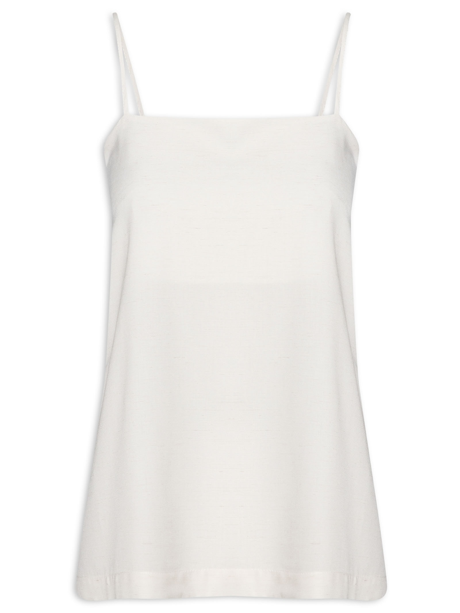 Blusa Feminina Decote Costas Degage Off White Dress To