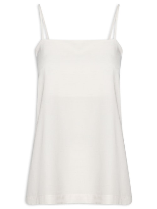 Blusa Feminina Decote Costas Degage – Off White