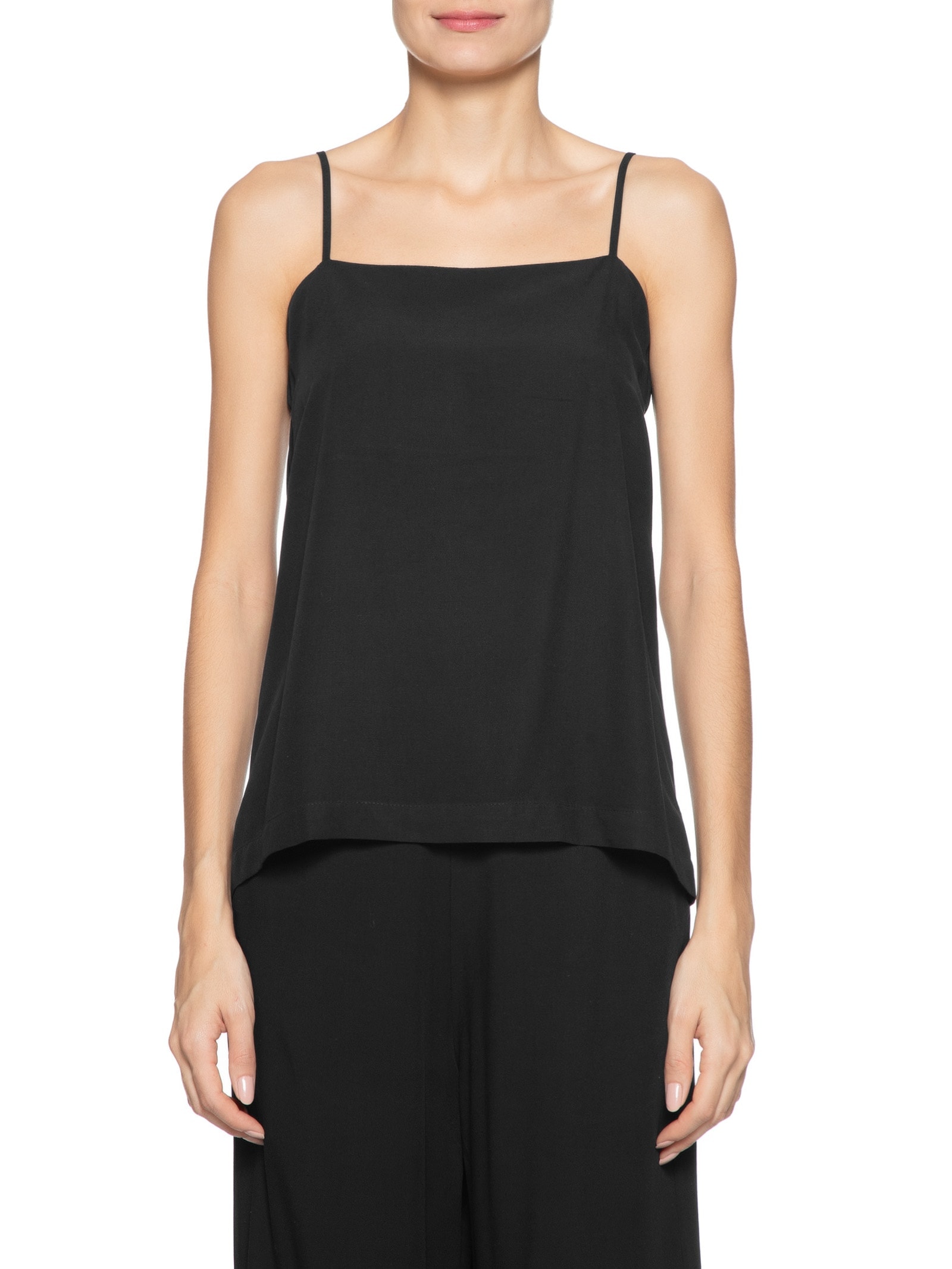 Blusa Feminina Decote Costas Degagê Preto Dress To