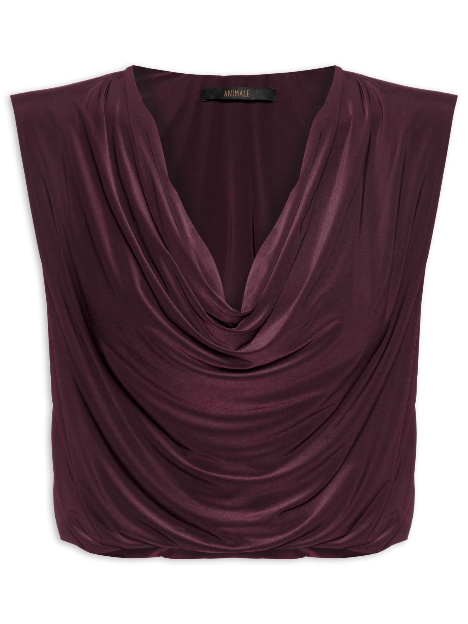 Blusa Feminina Decote Degagê – Roxo Animale