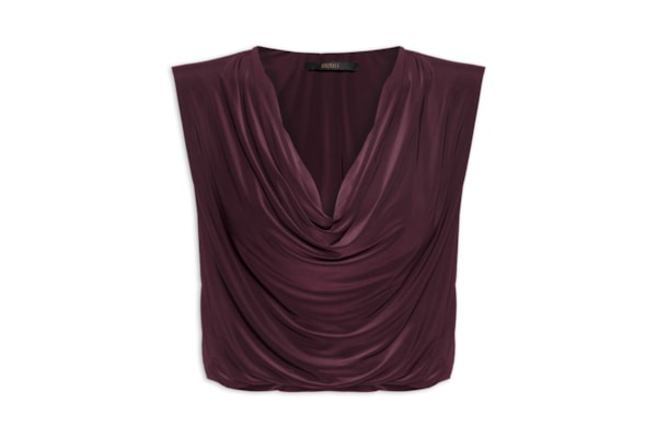 Blusa Feminina Decote Degagê – Roxo