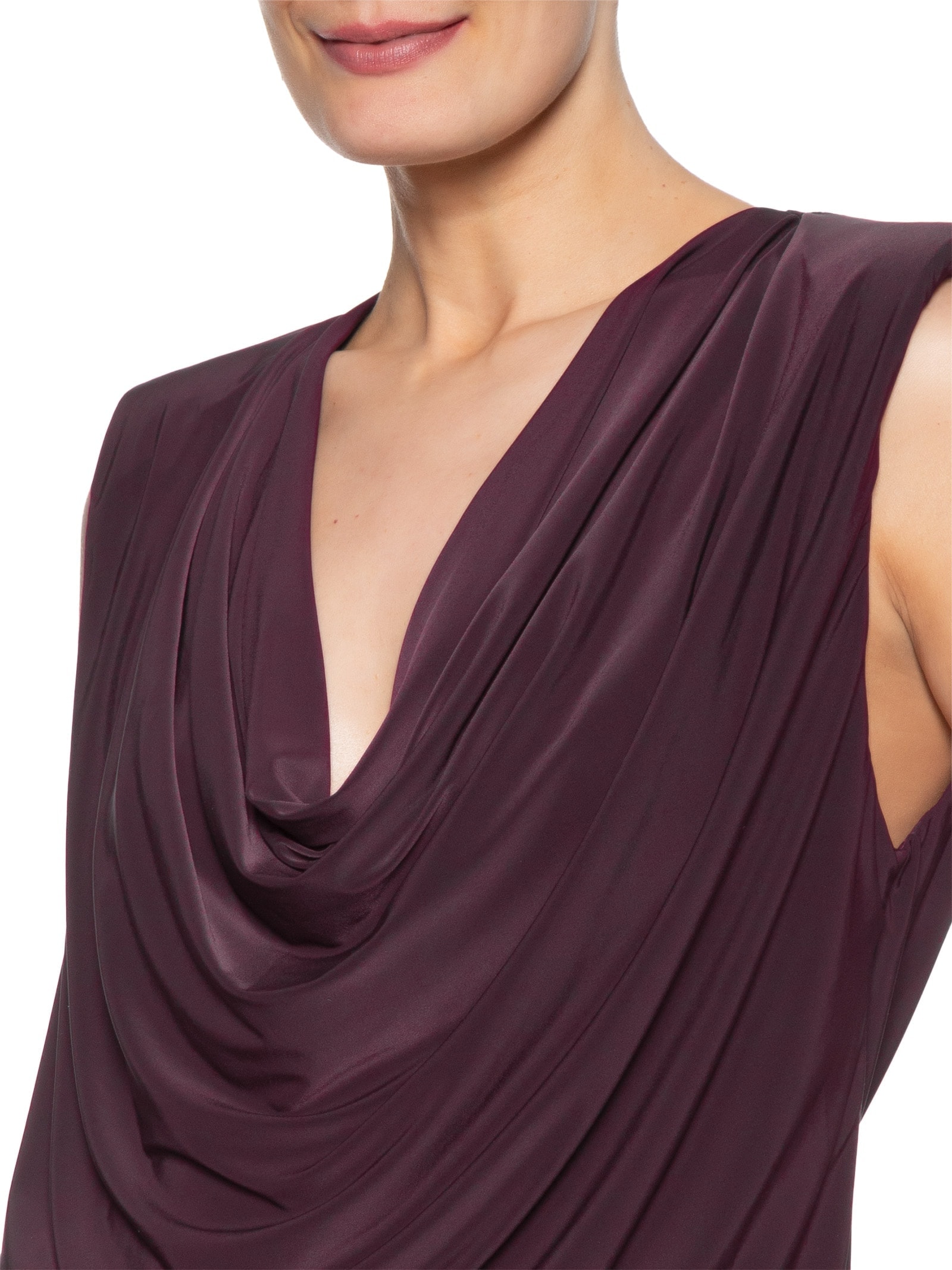 Blusa Feminina Decote Degagê – Roxo Animale