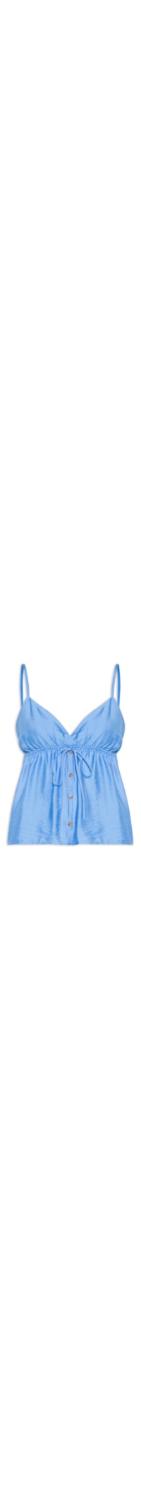 Blusa Feminina Decote Em V - Azul