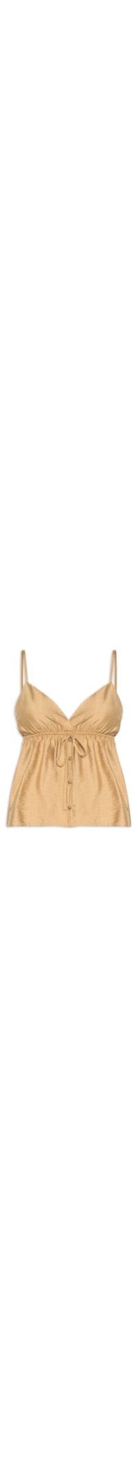 Blusa Feminina Decote Em V - Marrom