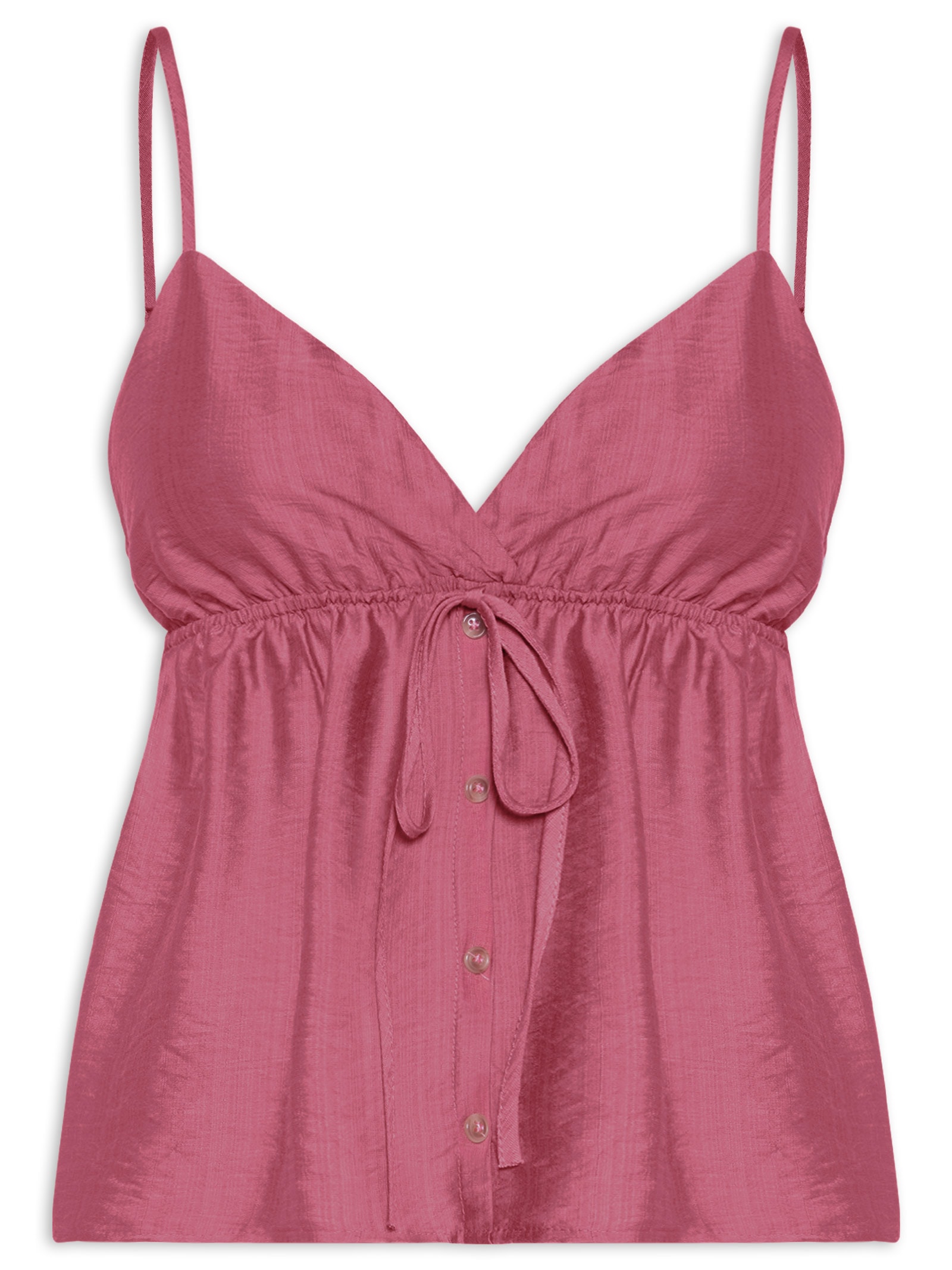Blusa Feminina Decote Em V Rosa Market 33