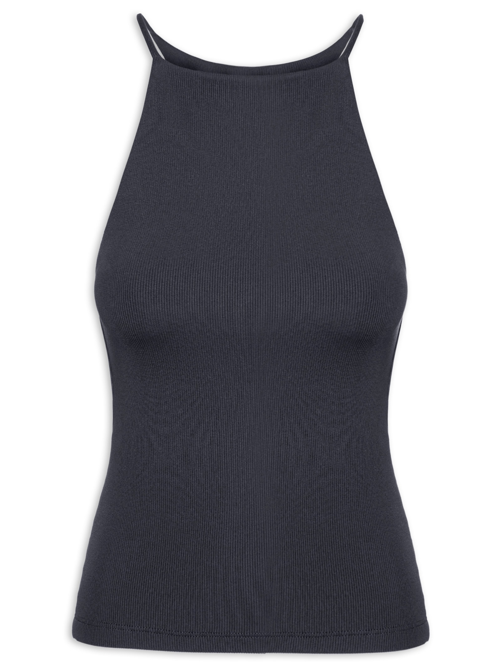 Blusa Feminina Decote Halter Preto '2Essential