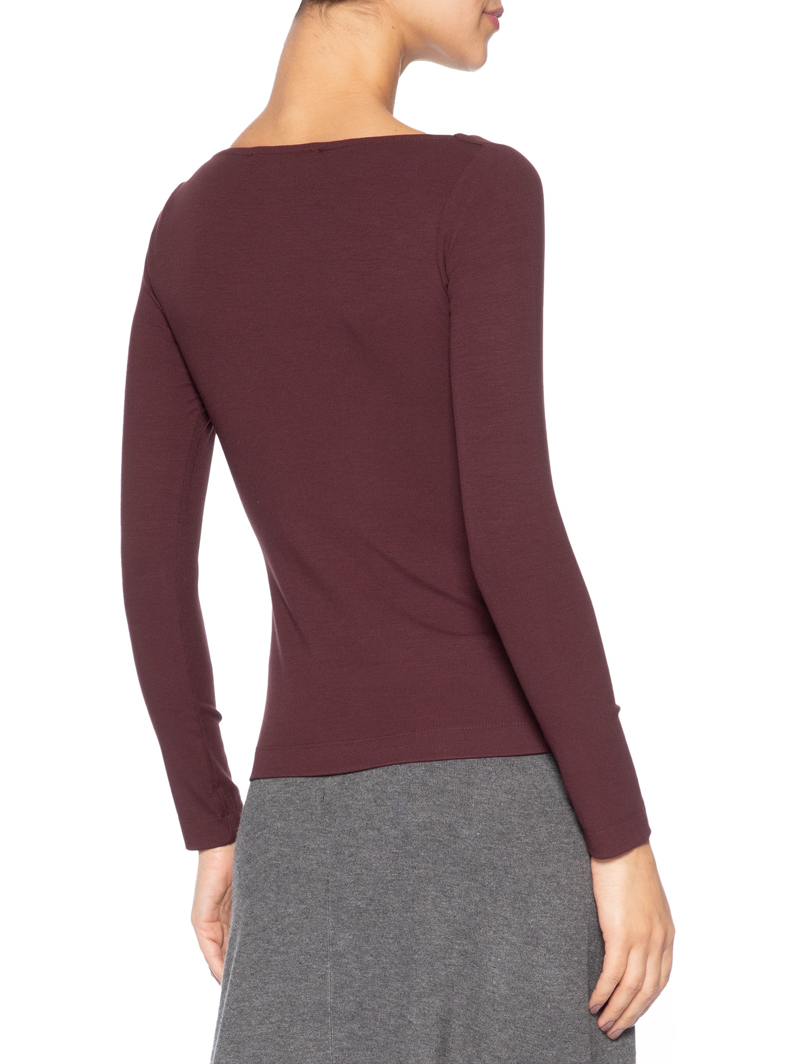 Blusa Feminina Decote V Aberto Boho Marrom Animale