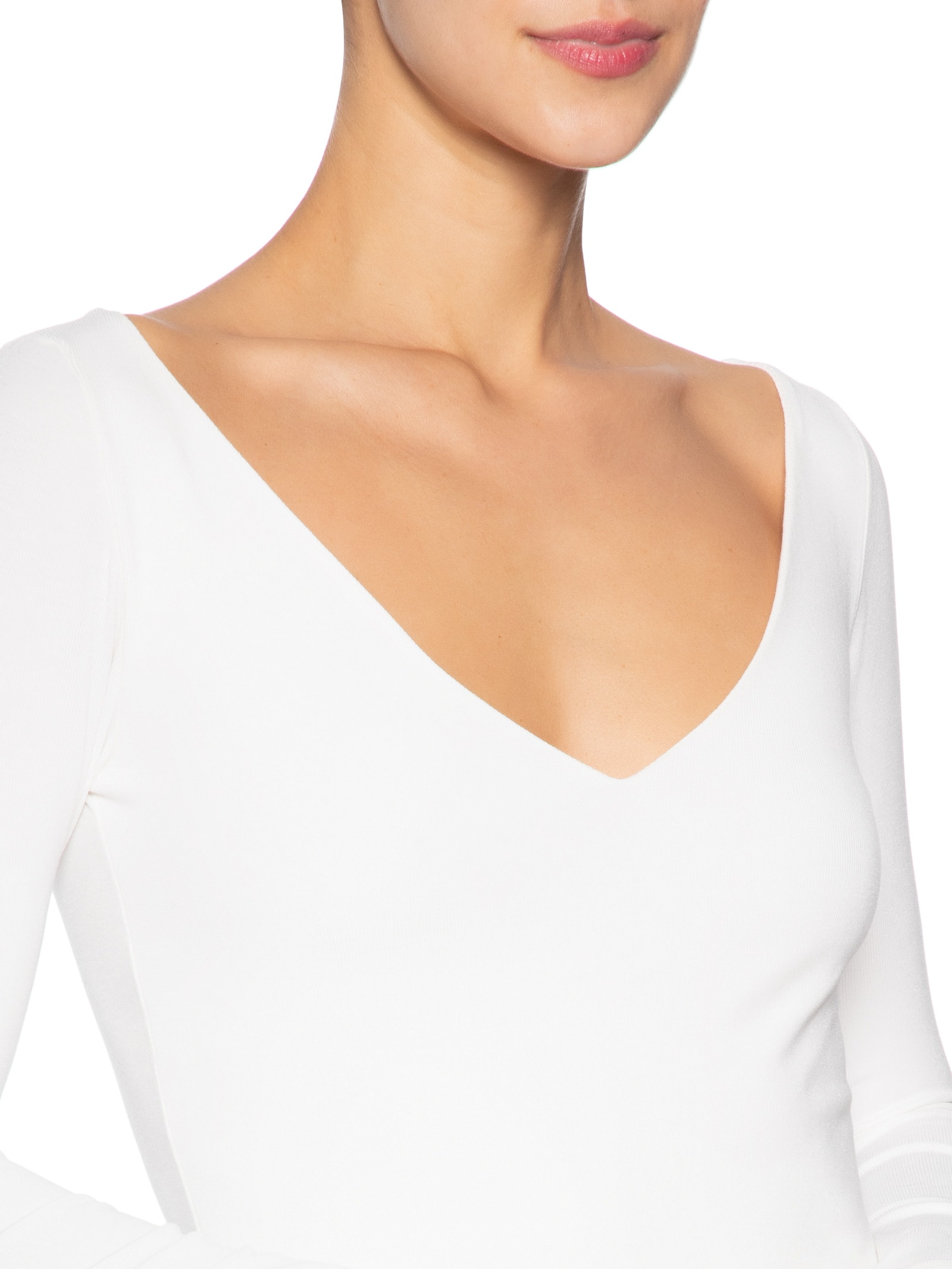 Blusa Feminina Decote V Aberto Branco Animale