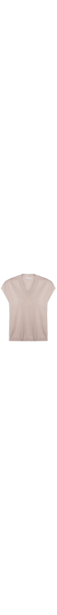 Blusa Feminina Decote V em Tricot - Khaki