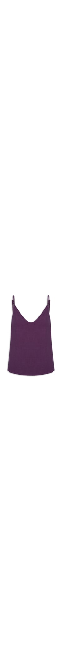 Blusa Feminina Decote V - Roxo