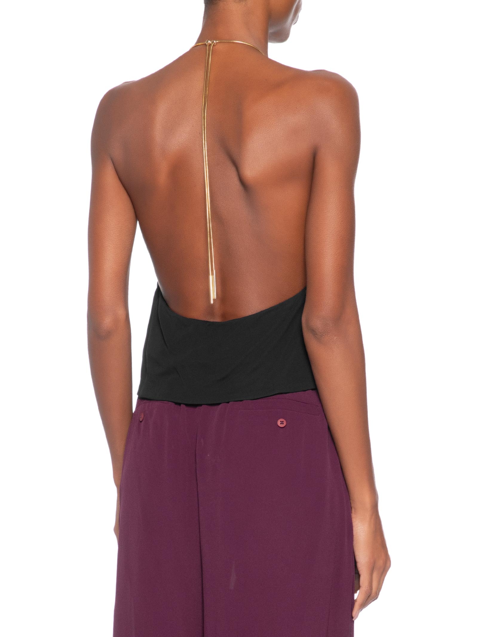 Blusa Feminina Degagê Alça Metal Preto Animale