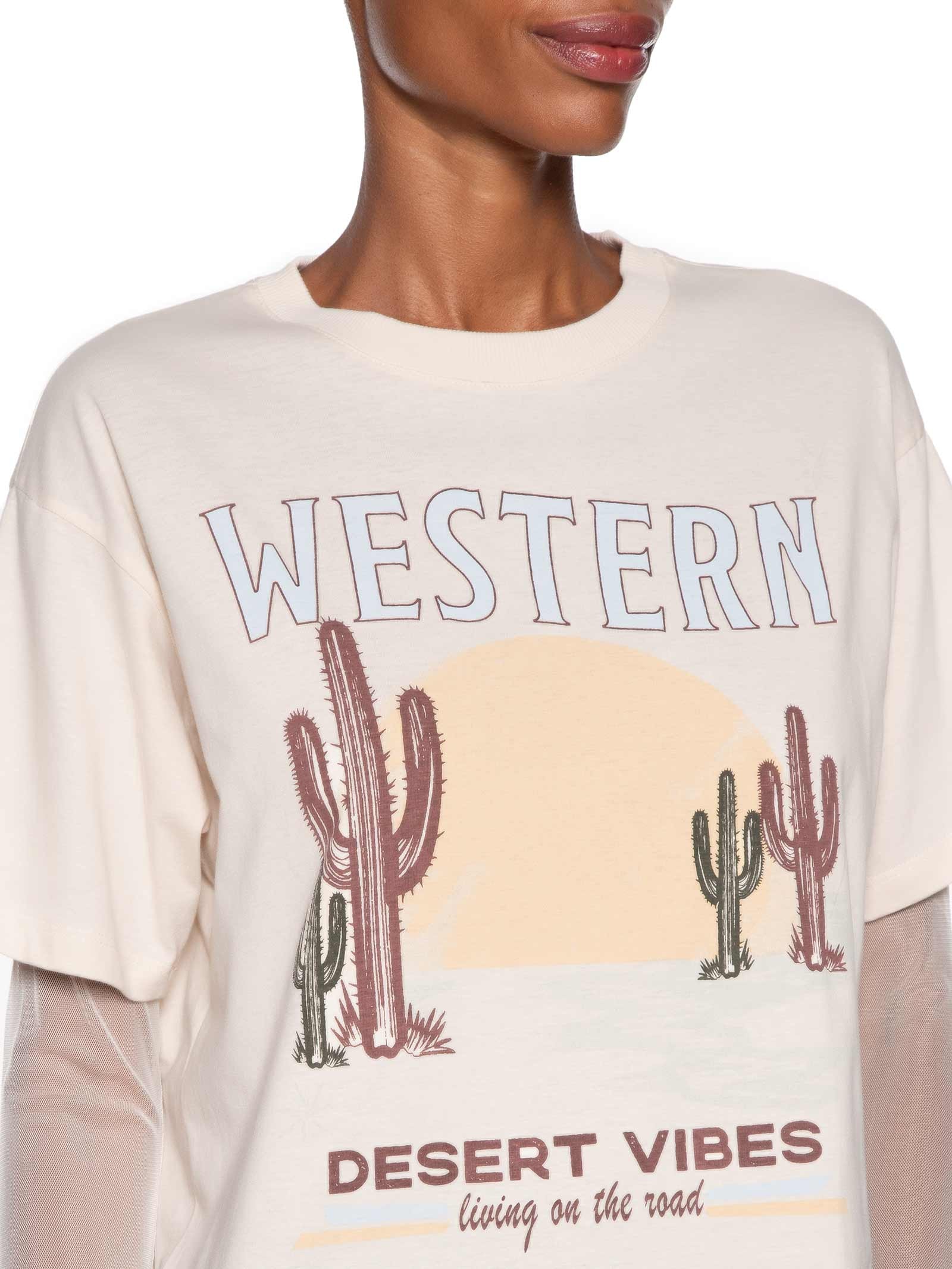 Blusa Feminina Desert Vibes I Branco Le Lis