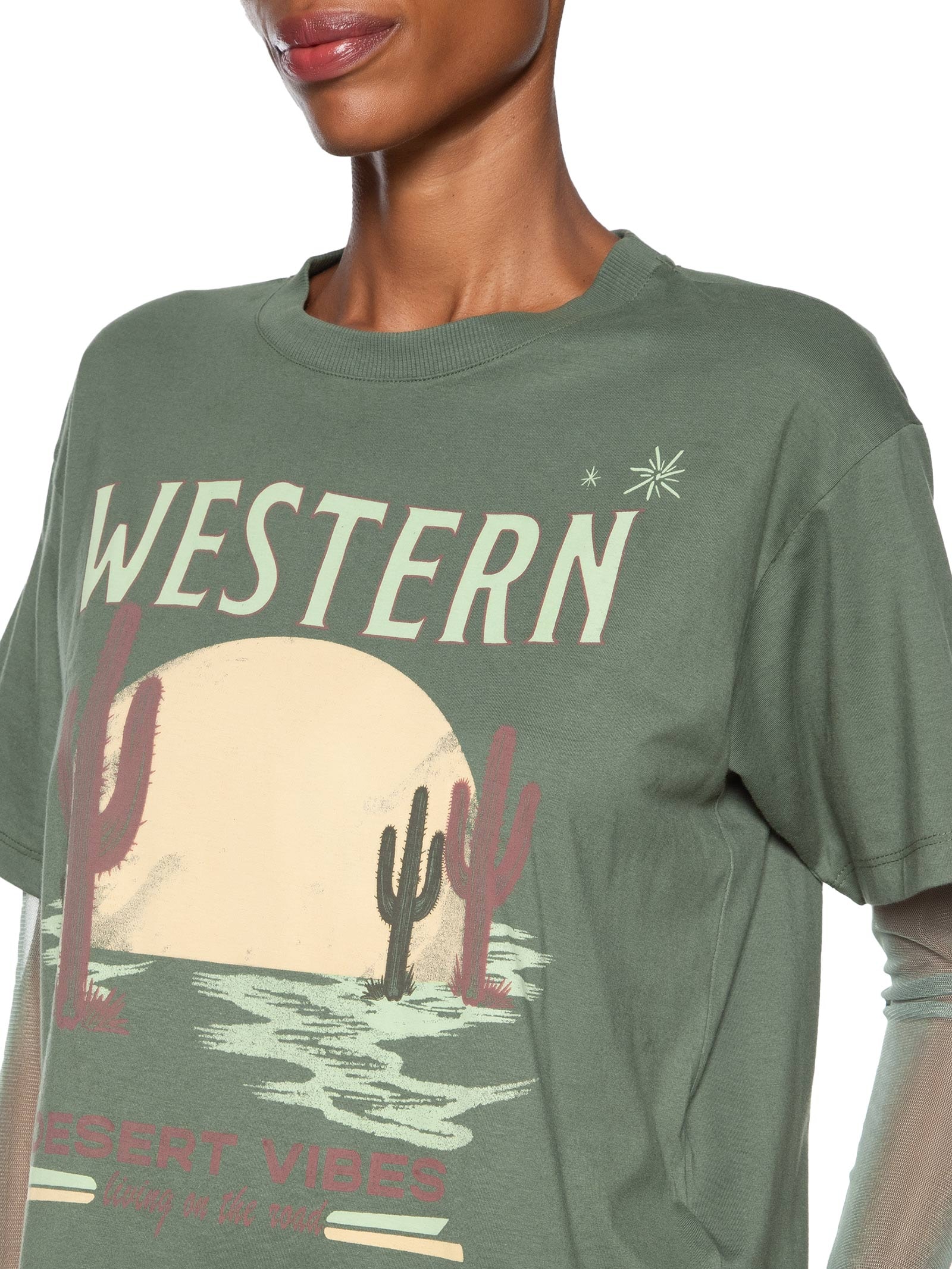 Blusa Feminina Desert Vibes II Verde Le Lis