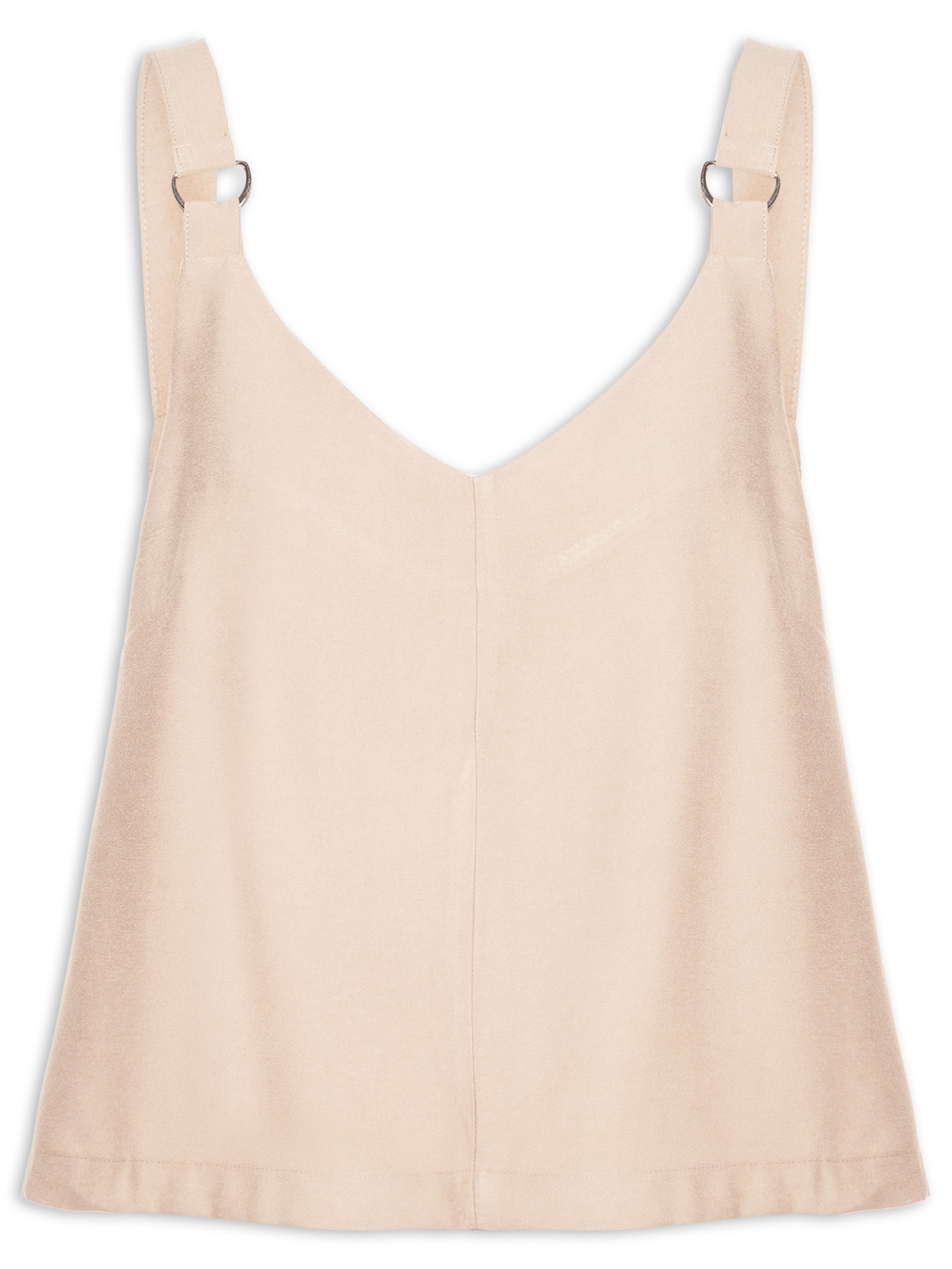 Blusa Feminina Detalhe Alça Bege Basiq