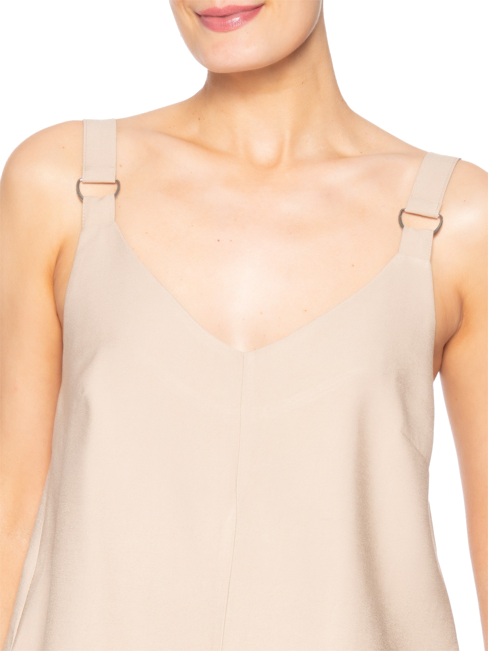 Blusa Feminina Detalhe Alça Bege Basiq